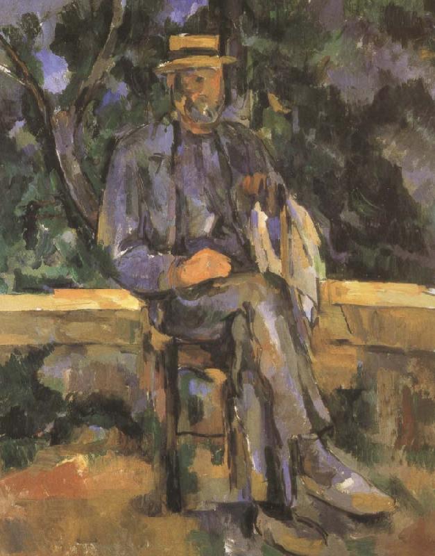 Paul Cezanne mannen vergadering